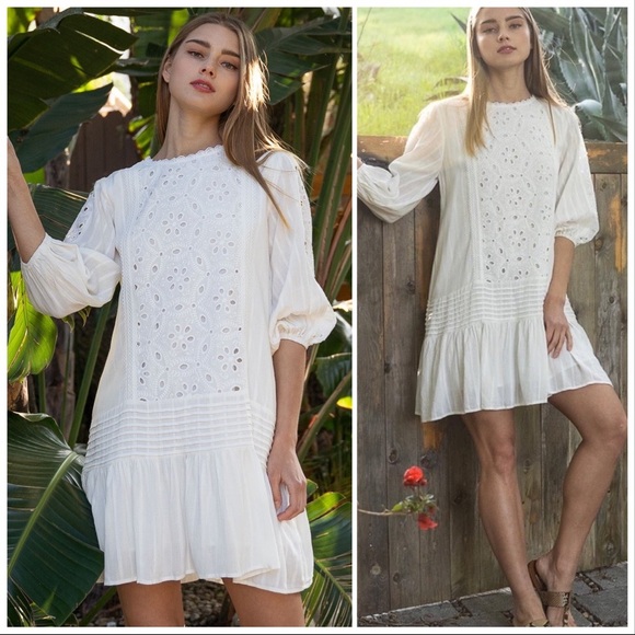 Eye-Let You Wear Me Woven Lace Dress - Picture 11 of 16